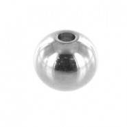 Stainless steel Bead 8mm Antique silver